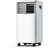 TURBRO 8000 BTU Portable Air Conditioner, Dehumidifier and Fan, 3-in-1 Floor AC, Remote Included