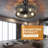18.89" Ceiling Fan Light with Remote for Indoor