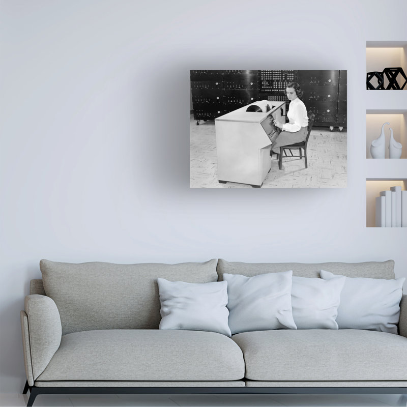Différentiel, analyseur sur toile par Print Collection, H 35 po x l 47 po x P 2 po