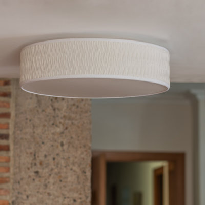 Once Fabric Flush Mount
