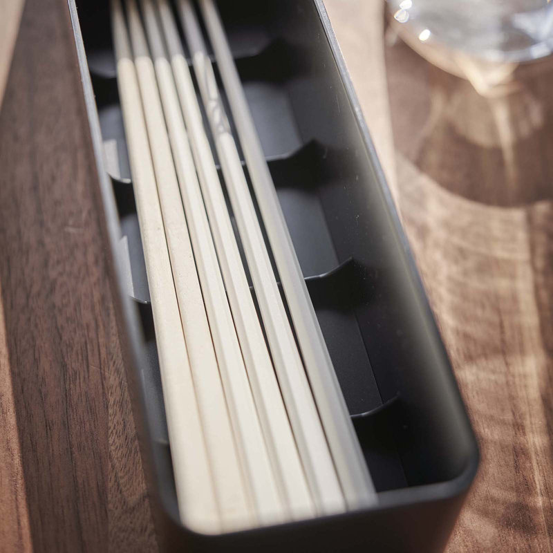 Porte-ustensiles de cuisine Rin Yamazaki Home, Noir
