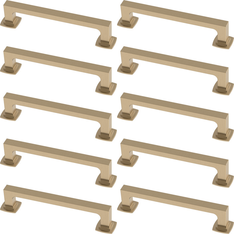 Parow 5 1/16" Center to Center Bar Pull Multipack, Champagne Bronze, 5 1/16" Center to Center