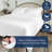 Fitted Sheet Sets 100% Organic Cotton Percale Weave Sheet, 400 Thread Count GOTS Certified, Smooth & Moisture-Wicking-101824499-101824500
