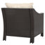 Chaise d'appoint élégante de style minimaliste moderne