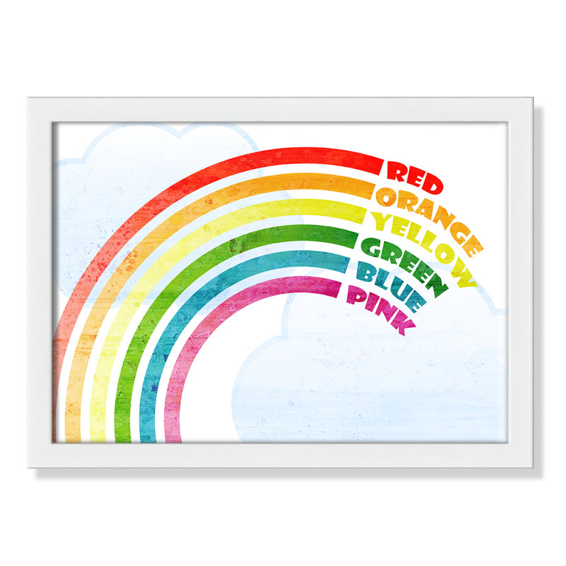 Art sur toile, couleurs, H 14 po x l 10 po x P 0,6 po, Encadré plat blanc