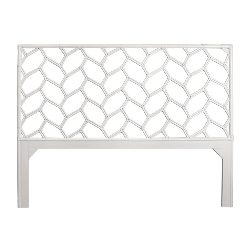 Silas King Platform Bed, Light Blue, King, White