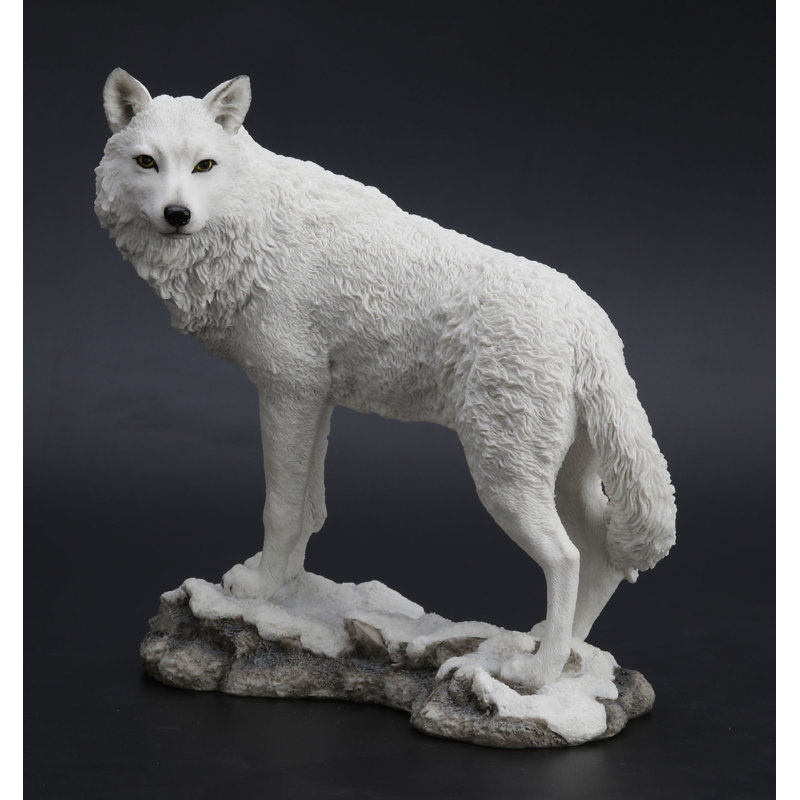 Figurine en polyester blanc 9,45