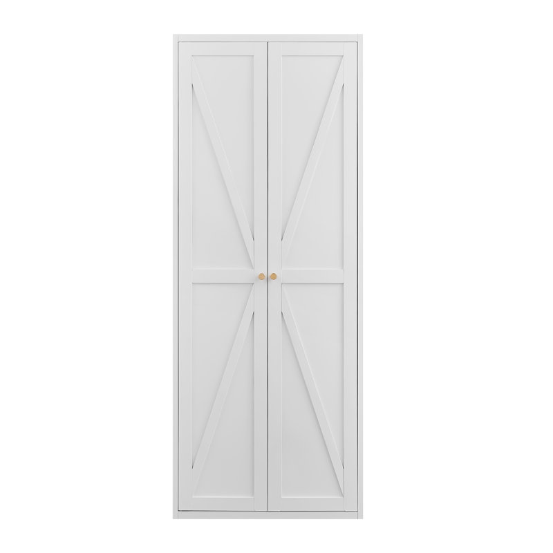 Buffet en métal, armoire de rangement, armoire de cuisine avec tablettes réglables pour la cuisine, Blanc