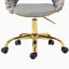 Chaise de travail en cuir véritable Quadry-86824349