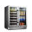 31 Bottle and 76 Can Dual Zone Freestanding Wine and Beverage Refrigerator