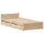Solid Wood Storage Bed-695199889