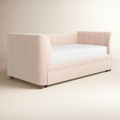 Maude Twin Upholstered Daybed with Trundle