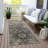 Machine Washable Indoor/Outdoor Xhevrie Pewter Rug-174710475
