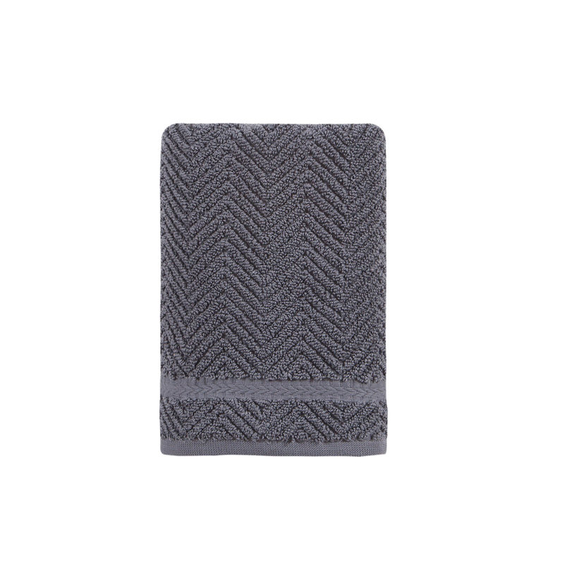 Vandewa Plush Hand Towel, Gray
