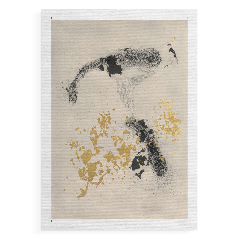 Fusain de charbon I - reproduction de toile seulement - non encadrée, H 12 po x l 8 po