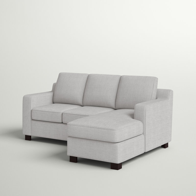 Brayden Upholstered L-Shaped Sectional Reversible, Gray 