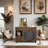 Furniture Style Multi-Use Cat Litter Box House With Storage