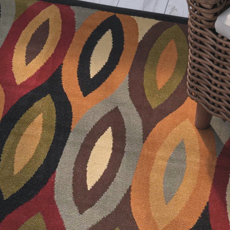 Seburn Abstract Indoor Rug, Rectangle 7'10" x 10'6"