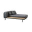 Space 2-Seater Module Sofa - Gray/Teak