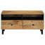 Soila Solid Wood Four Leg Coffee Table with Storage