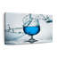 «Blue Cocktail Splash», reproduction sur toile-109359271