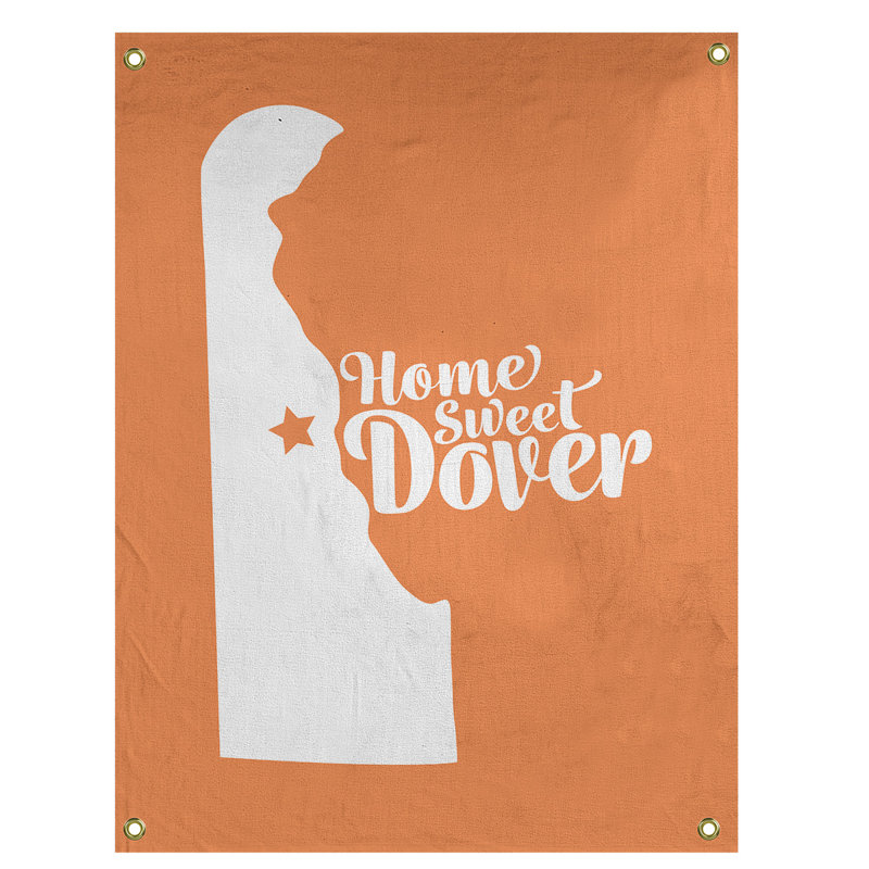 Tapisserie murale dover delaware, H 36 po x l 26 po, Orange