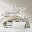 Ensemble d'édredon surdimensionné en satin de coton 6 pièces Cal King