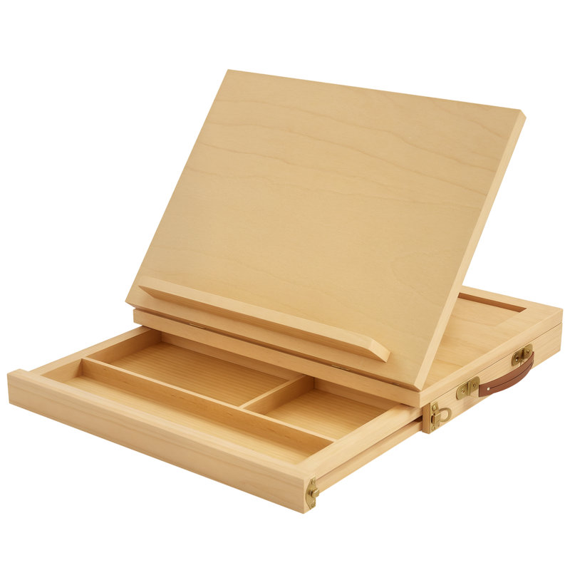 Sibyl Symple Stuff Folding Adjustable Solid Wood Easel
