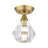 Pontus Crystal Semi Flush Mount-1084251373