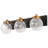 Modern Sphere Crackle Glass Vanity Light