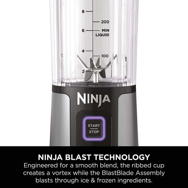 Ninja Blast Cordless Portable Blender BC151UK, Black 