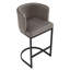 Adelaid Upholstered Counter Stool with Metal Frame-1199951142
