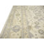 Tapis oriental unique à motif floral Oushak de style palatial 12 x 24