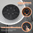 Modern 6-Spray Patterns With 1.8 GPM 6 In. Wall Mount Rain Fixed Shower Head-113722405