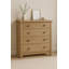 Somers Solid Wood 80 cm W Chest of 4 Drawers