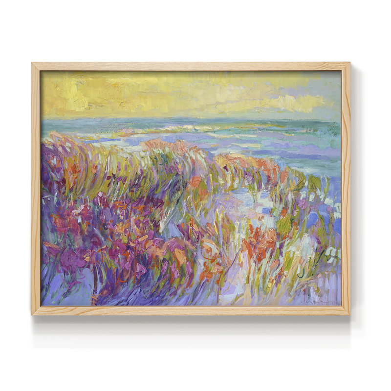 Summer Sanctuary -Framed Print - Restickable, Naturel, H 8 po x l 10 po