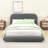 Cozy Chic Upholstered Platform Bed with Headboard-43777363-43777360