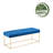 Greydi Tufted Velvet Bench with Gold Chrome Legs-1198387996