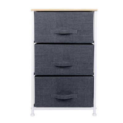 Commode de rangement à 3 tiroirs Flagg