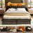 Kulthum Upholstered Headboard with Storage Bags-1151887798-1151887796