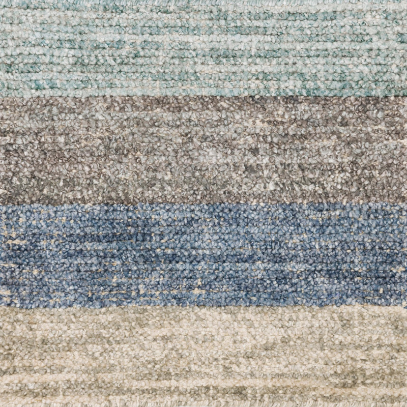 Jeffress Viscose Striped Indoor Rug