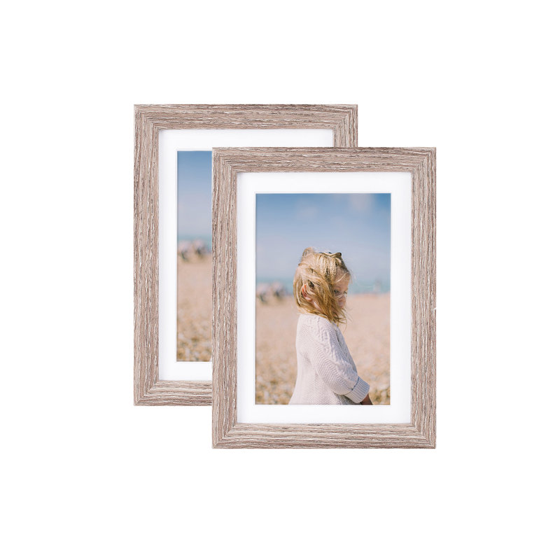 Cadre photo Berrilee, Blanc, 2, 4 po x 6 po