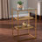 Glass Top End Table