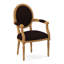 Chaise avec accoudoirs en tissu Dauphin-71069643-96916318