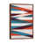Classic Brown Wood Floater Framed