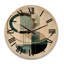Horloge murale en bois massif Mellott-1788746061