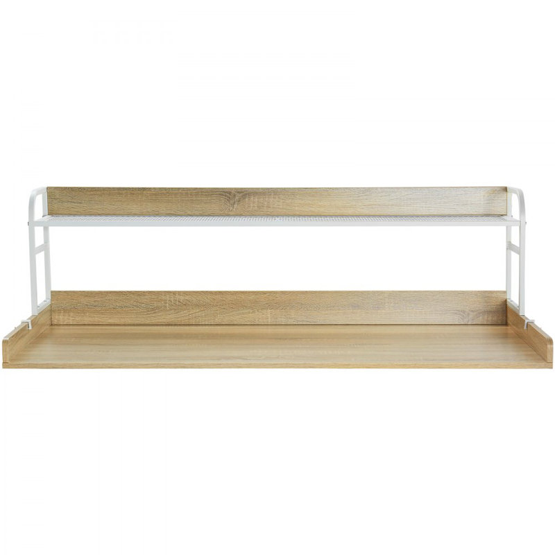 Washer Dryer Countertop with Shelf 54"x27" Wooden Washer Dryer Cover, Oak
