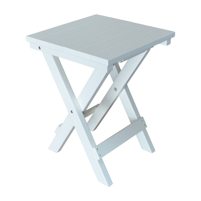 Table bistro pliante Cowie, Blanc