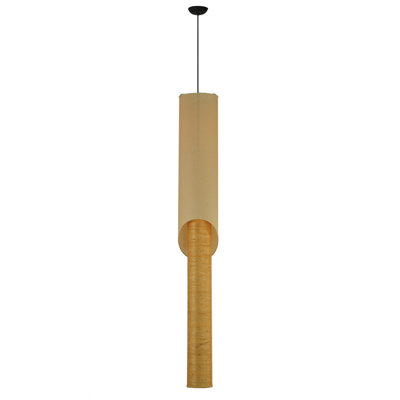 Luminaire suspendu cylindrique 1 lumière Leszek
