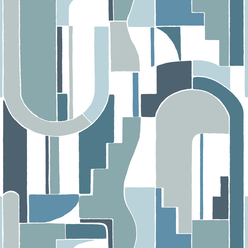 Abstract Wallpaper Roll, Beige